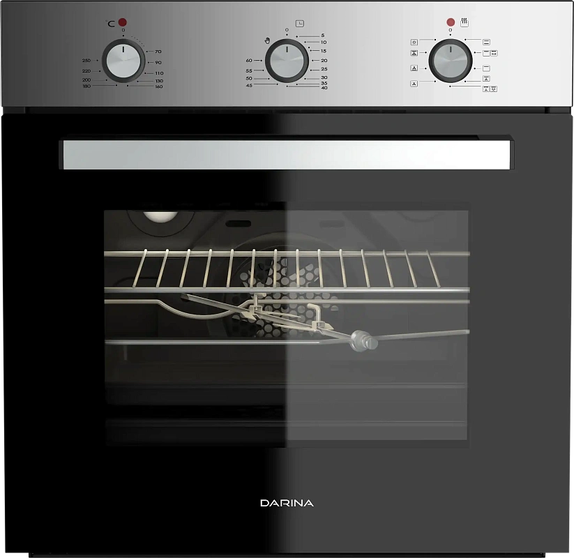 

Духовой шкаф электрический DARINA 0U5 BDE 112 705 X, черный/нержавеющая сталь (4607152046700), 0U5 BDE 112 705 X