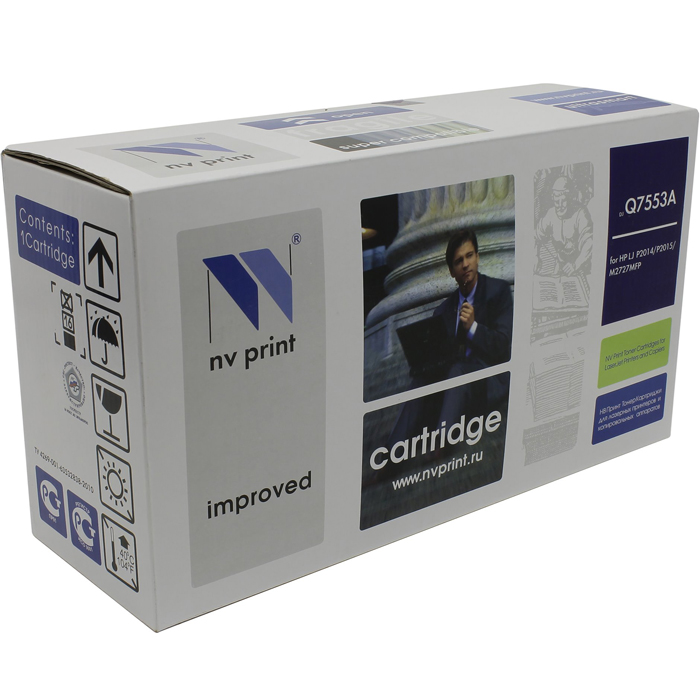 Картридж NV Print NV-Q7553A, черный, 3000 страниц