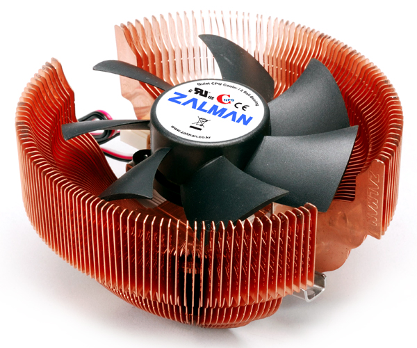 Кулер Zalman CNPS7000C-Cu for Socket 775/754/939/940/AM2/FM1/FM2 (17-24dB, 1350-2400rpm, Fan speed contr., Cu)