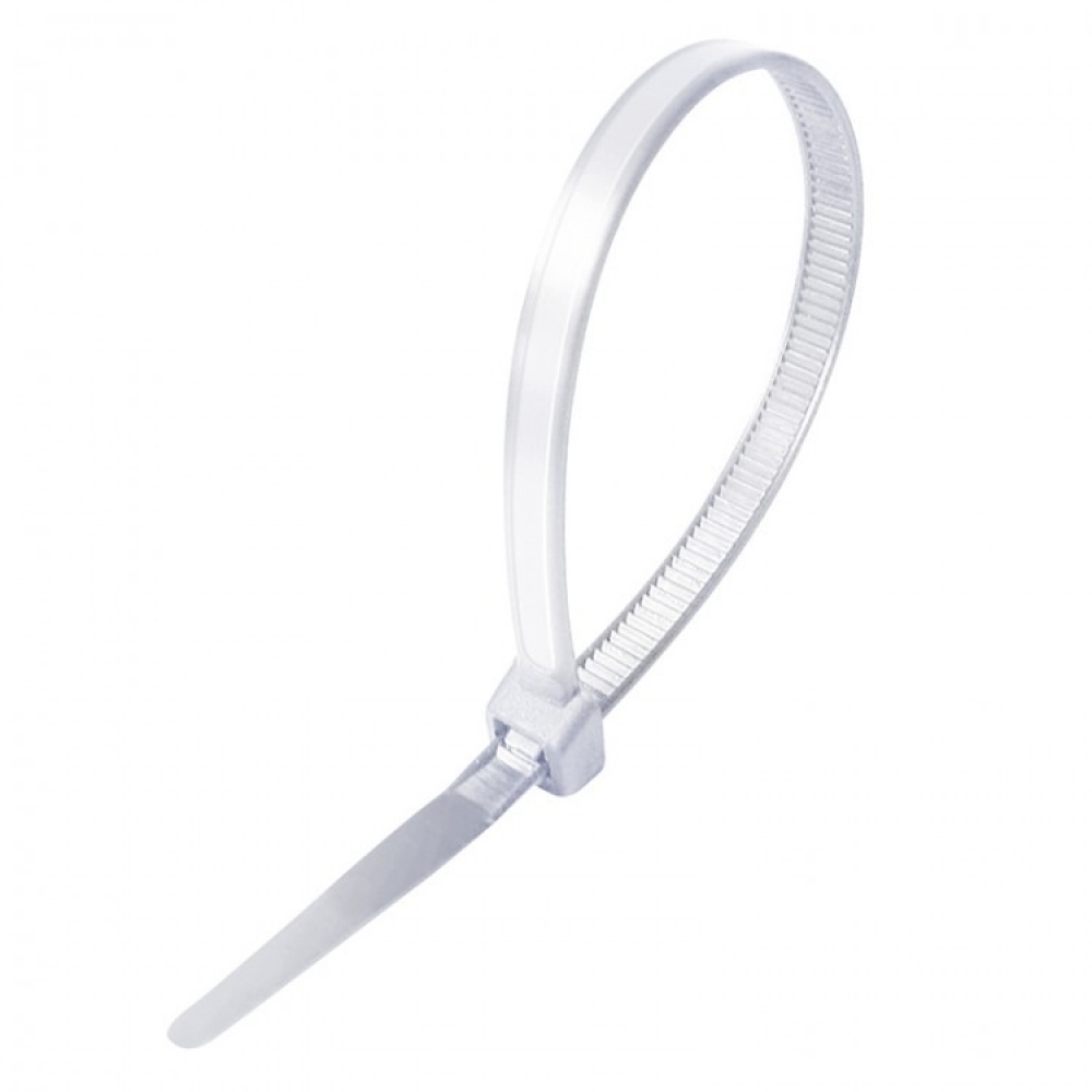 

Стяжка Rexant, 7.6 мм x 350 мм, 100 шт., белый (07-0352)