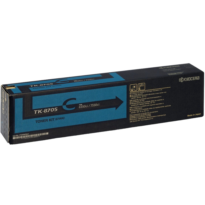 

Картридж лазерный Kyocera TK-8705C/1T02K9CNL0, голубой, 30000 страниц, оригинальный для Kyocera TASKalfa 6550ci, TASKalfa 6551ci, TASKalfa 7550ci, TASKalfa 7551ci, TK-8705C