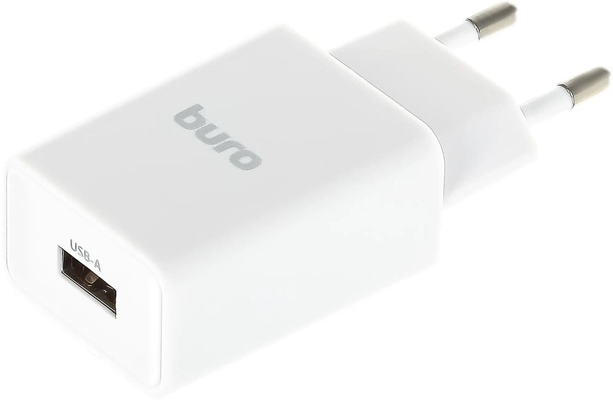 

Сетевое зарядное устройство Buro BUWA1 10.5 Вт, USB, EU, белый (BUWA10S100WH), BUWA1