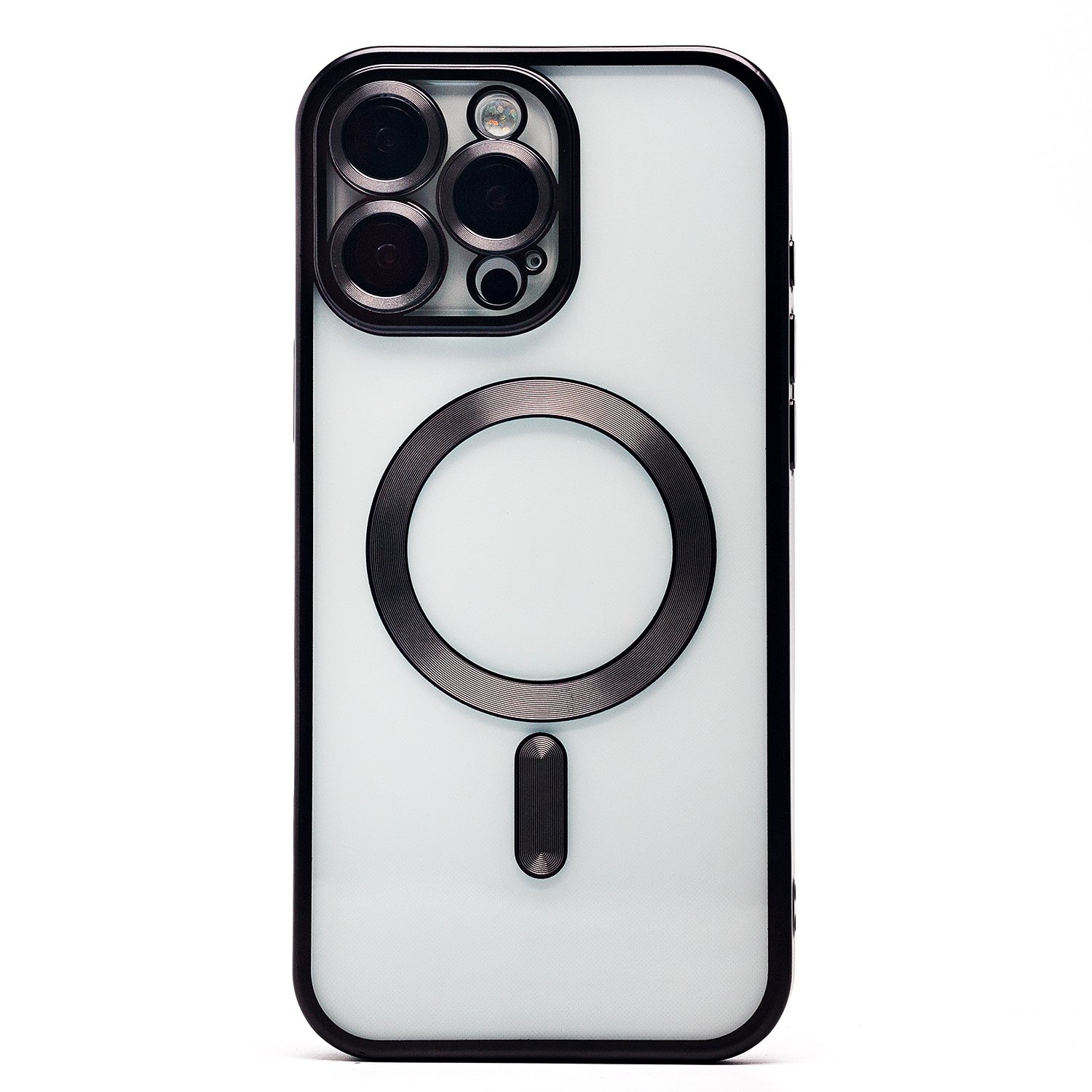 

Чехол-накладка Activ SM027 SafeMag для смартфона Apple iPhone 16 Pro Max, силикон, черный (235521)