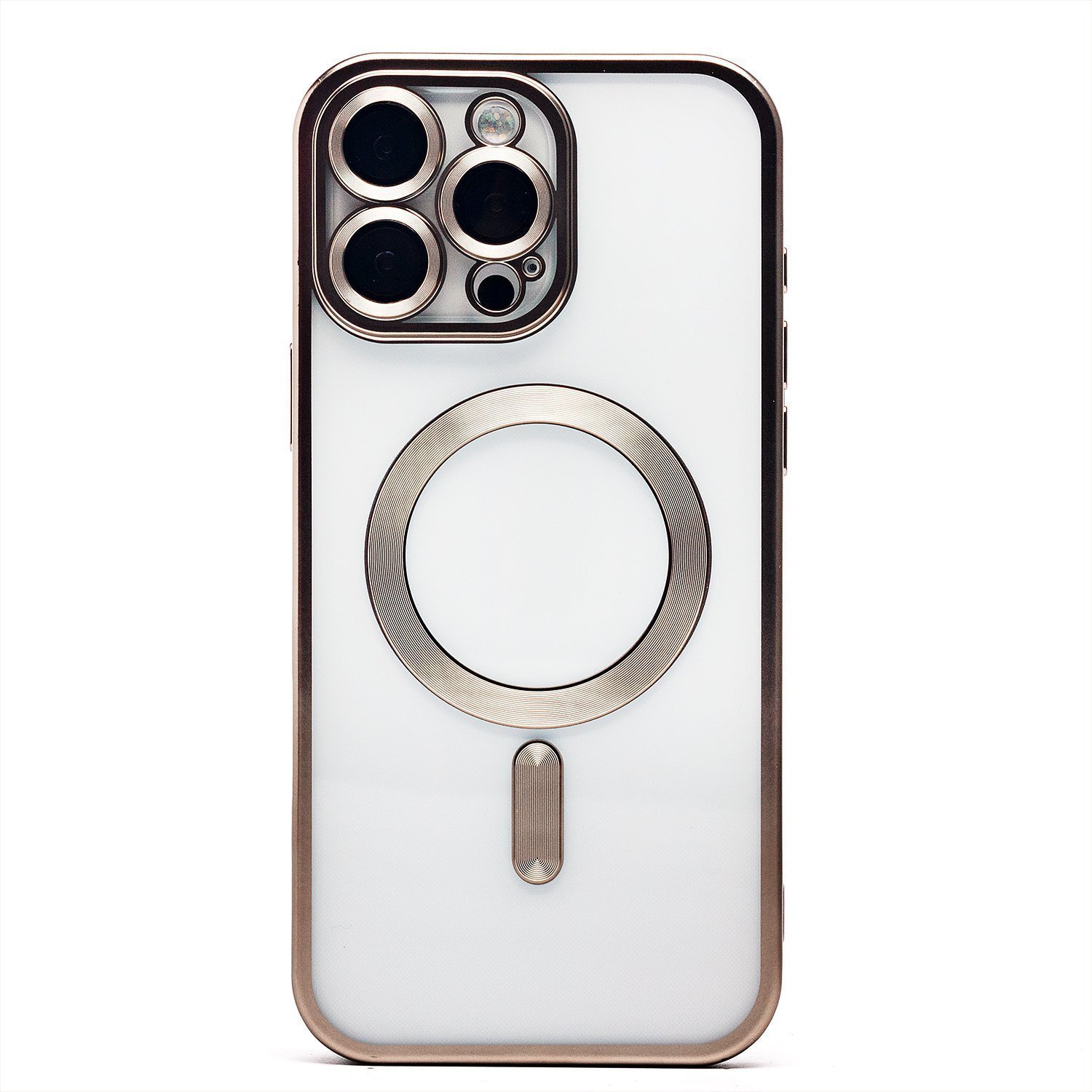 

Чехол-накладка Activ SM027 SafeMag для смартфона Apple iPhone 16 Pro Max, силикон, титановый (235518)