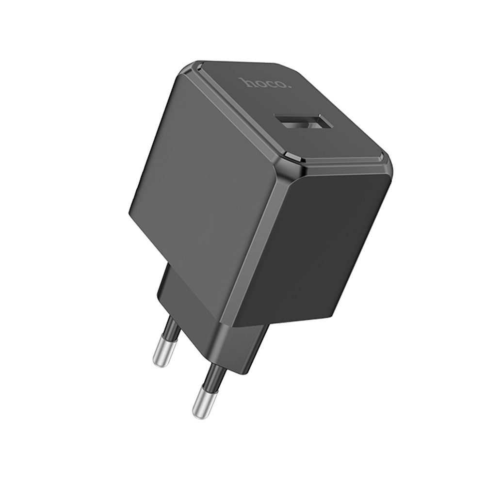 

Сетевое зарядное устройство Hoco Ocean CS11A, USB, EU, Quick Charge, черный (6942007603546), CS11A