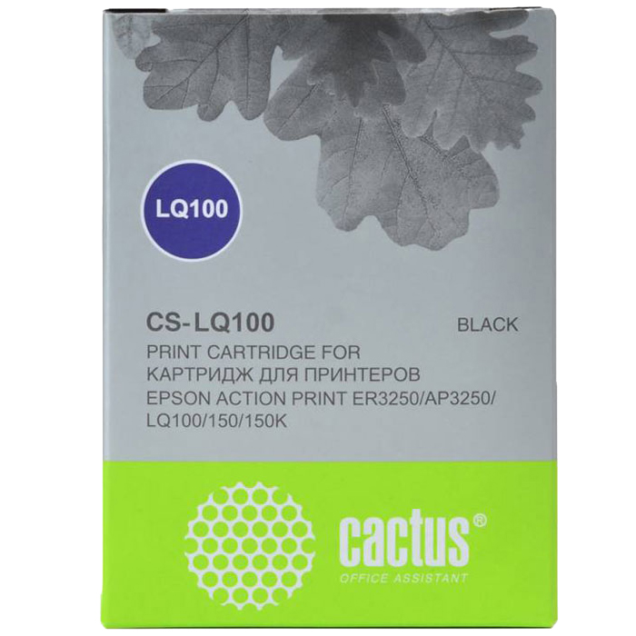 Картридж Cactus CS-LQ100, черный