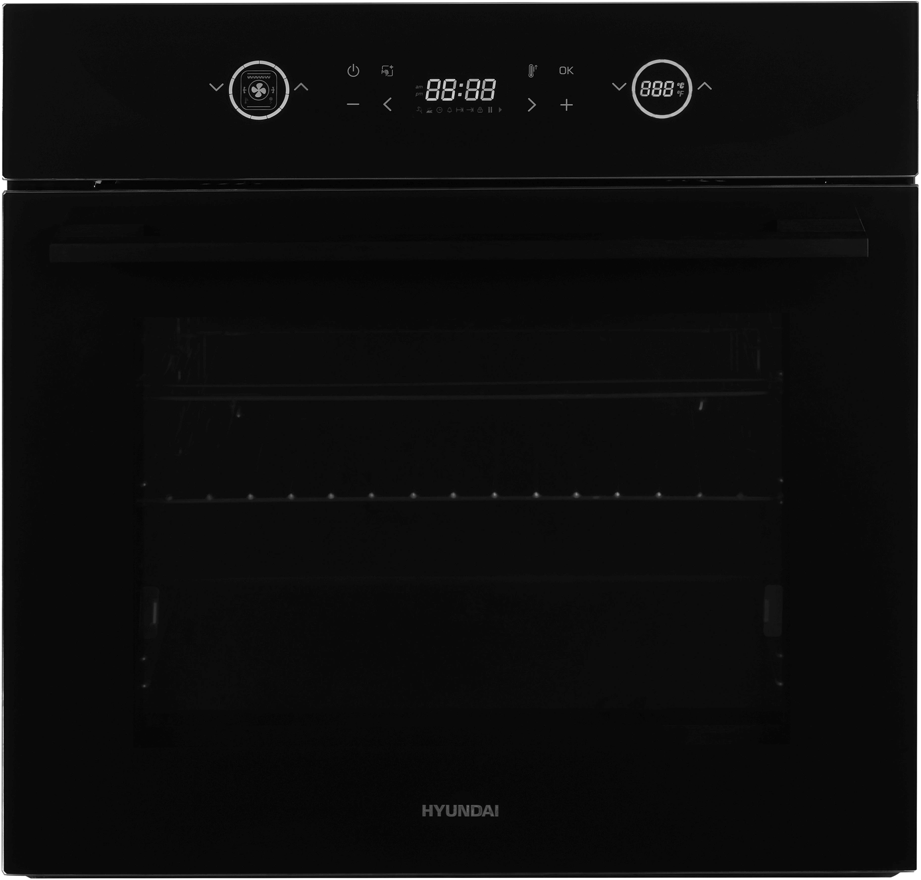 

Духовой шкаф электрический Hyundai HEO 6752 BG, черный, HEO 6752 BG