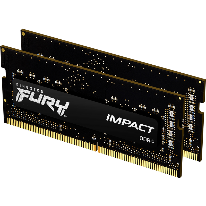 

Комплект памяти DDR4 SODIMM 16Gb (2x8Gb), 3200MHz, CL20, 1.2 В, Kingston, FURY Impact (KF432S20IBK2/16), KF432S20IBK2/16