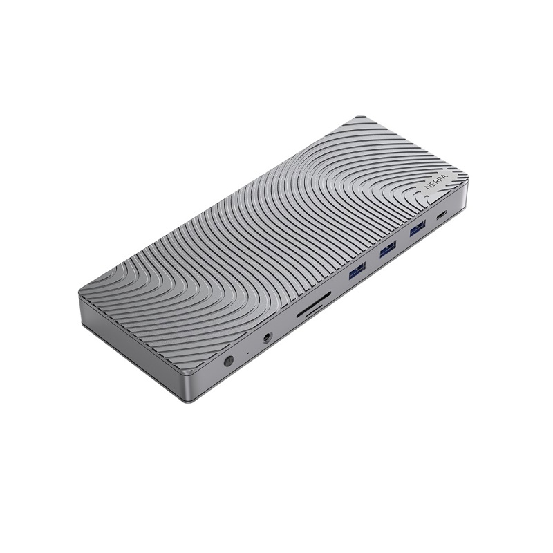 

Док-станция NERPA 14-in-1 Docking Station, 3840x2160 (4K), USB Type-C, серый (NRP007T), 14-in-1 Docking Station