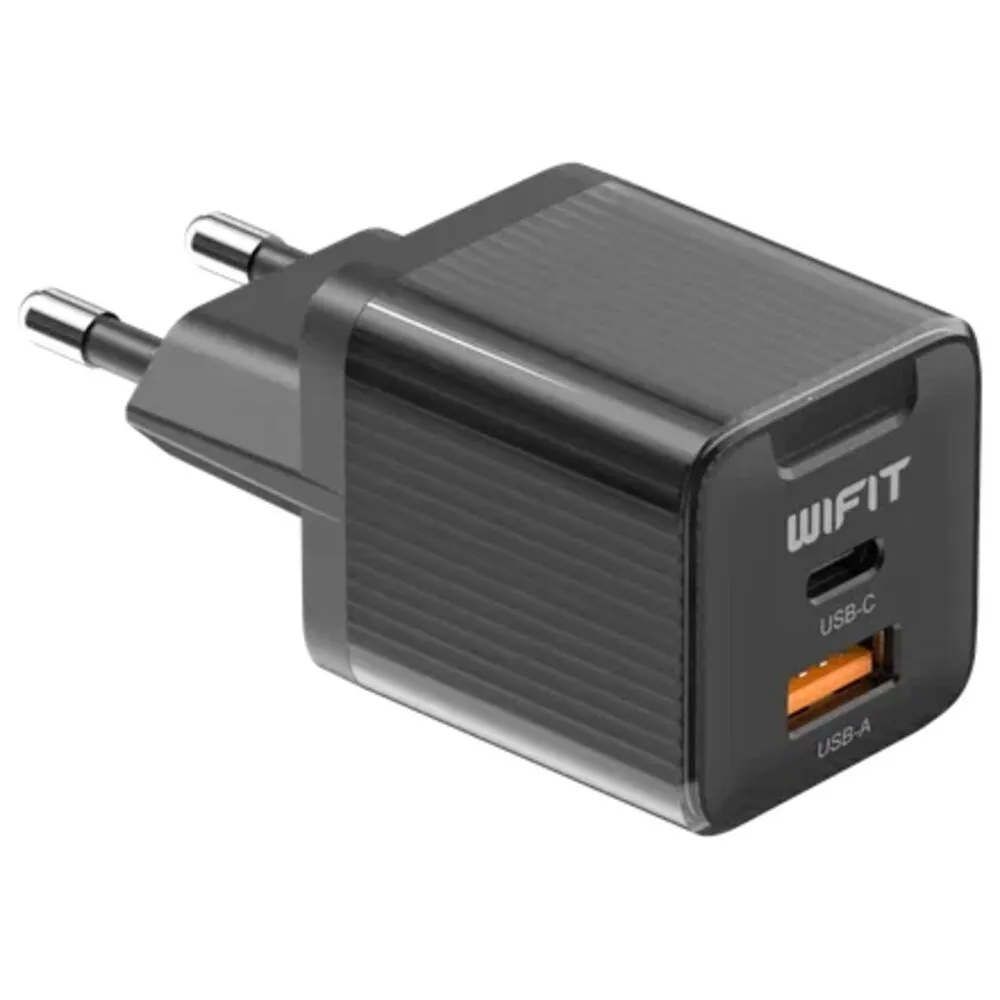 Сетевое зарядное устройство Wifit GC1 WF016BK 45 Вт USB EU USB type-C Quick Charge черный WIF-WF016BK 1225₽