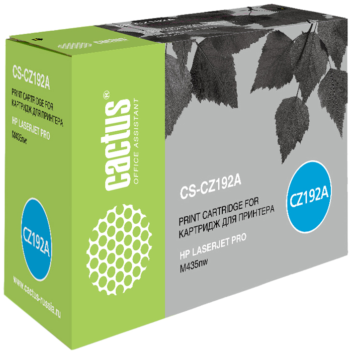 

Картридж лазерный Cactus CS-CZ192A (CZ192A), черный, 12000 страниц, совместимый для LaserJet Pro M435nw