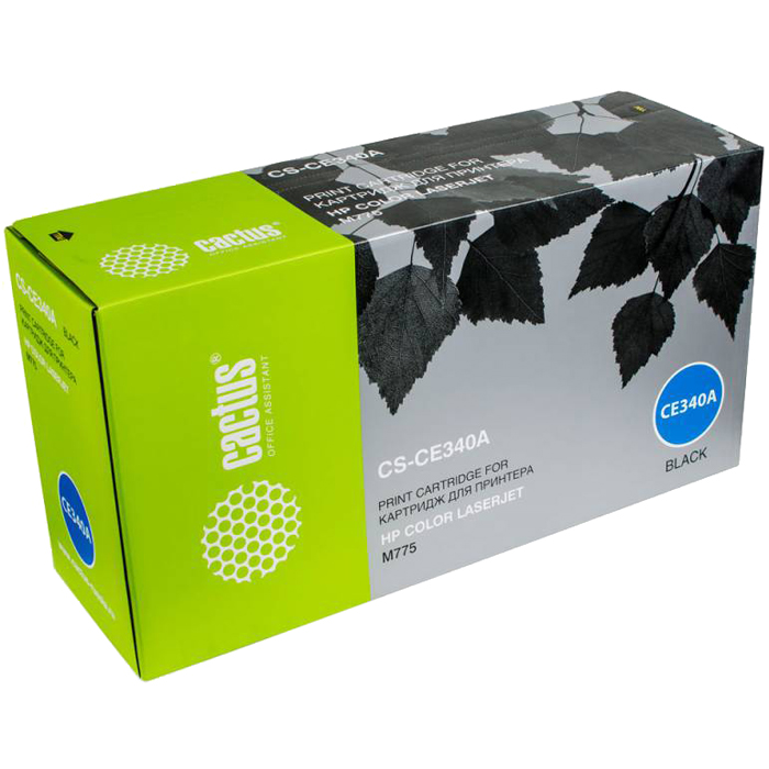 

Картридж лазерный Cactus CS-CE340A (CE340A), черный, 13500 страниц, совместимый для LaserJet Enterprise 700 M775