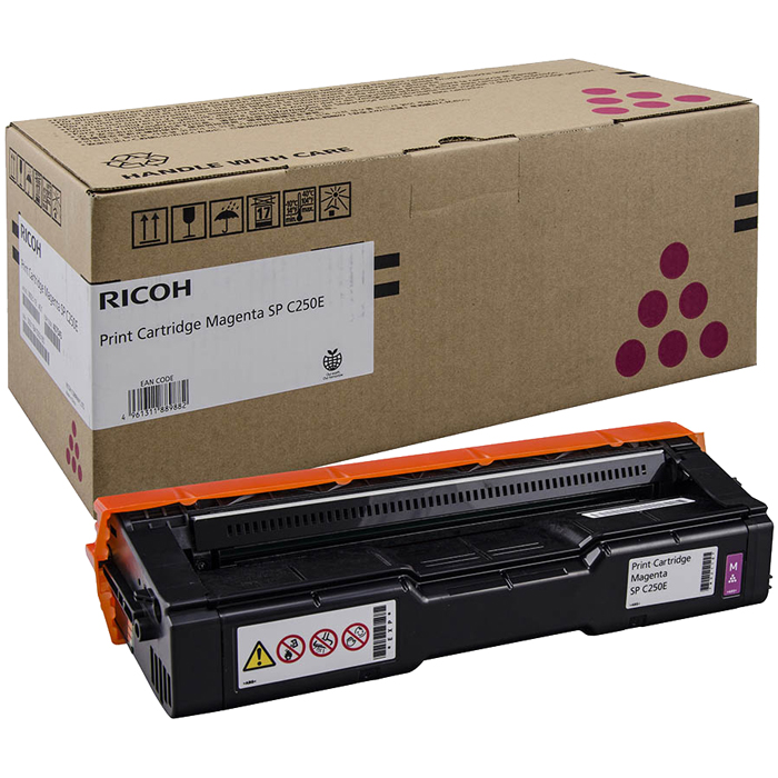 

Картридж лазерный Ricoh SPC250E M/407545, пурпурный, 1600 страниц, оригинальный для Ricoh SP-C250DN / C250SF, SPC250E M