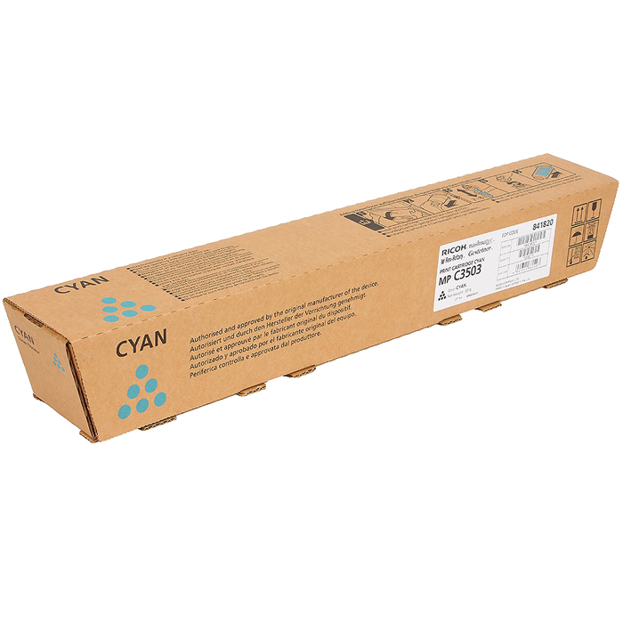 

Картридж лазерный Ricoh MPC3503 Y/841818, желтый, 18000 страниц, оригинальный для Ricoh MPC3003 / C3503, MPC3503 Y