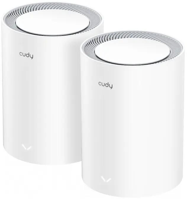 

Mesh система Cudy M3000, 802.11a/b/g/n/ac/ax, 2.4/5ГГц, до 2976 Мбит/с, LAN 1x1Гбит/с, WAN 1x2.5 Гбит/с, внутренних антенн: 5, комплект 2 (M3000(2-Pack)), M3000