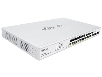 

Коммутатор Wi-Tek WI-PCMS328GF v2, управляемый, кол-во портов: 24x1000, кол-во SFP/uplink: combo RJ-45/SFP 4x1 Гбит/с, установка в стойку, PoE: 24x30 Вт (макс. 370 Вт) (WI-PCMS328GF v2), WI-PCMS328GF v2
