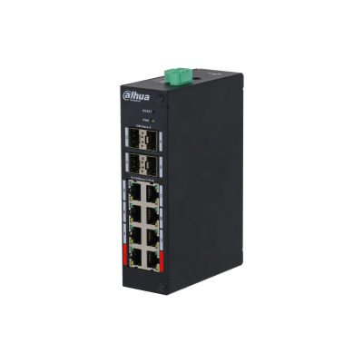 Коммутатор DAHUA HS4412-8ET-120, управляемый (8x100 Мбит/с) (DH-HS4412-8ET-120)