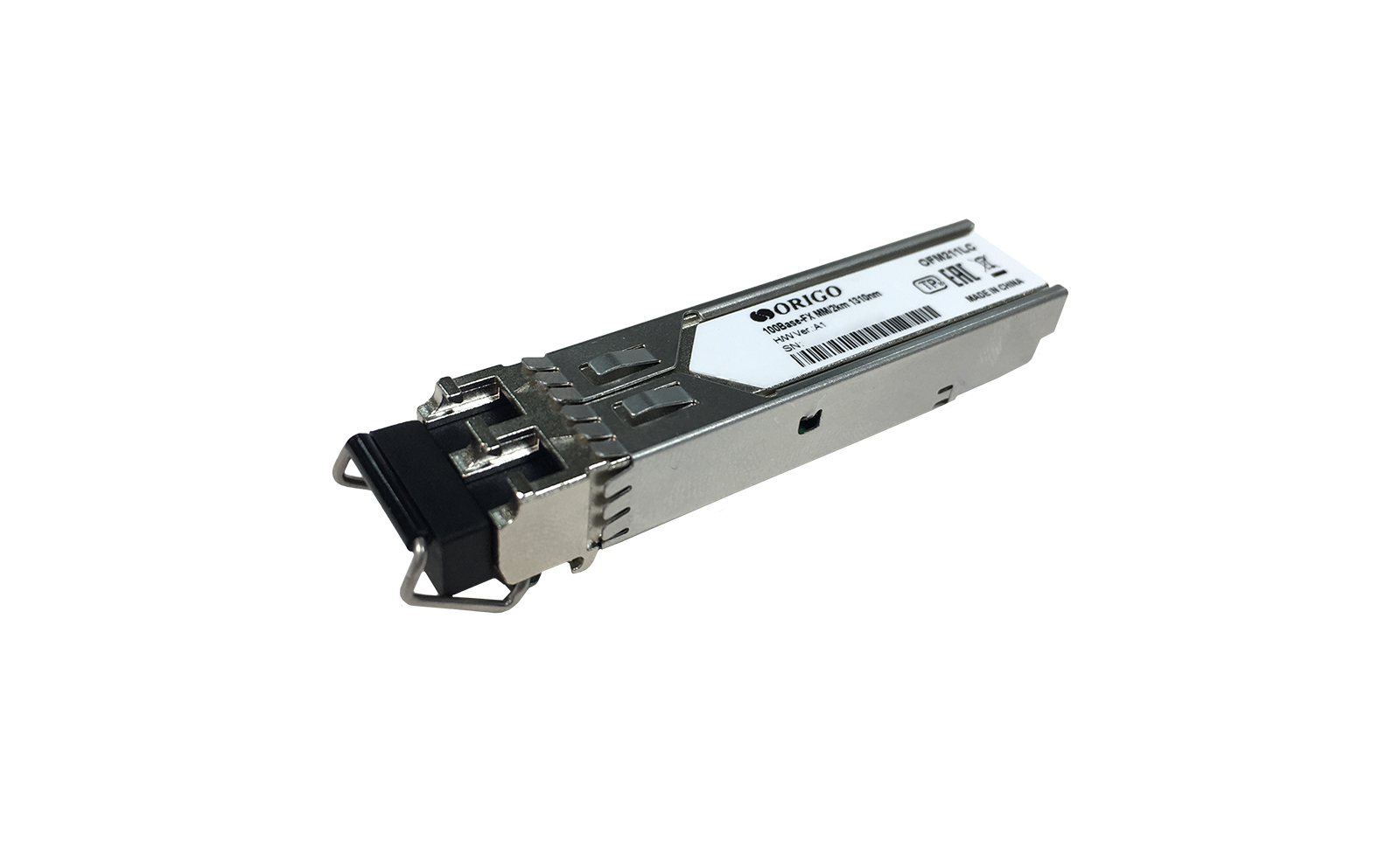 

Модуль SFP Origo OFM211LC, 2 км, LC, Tx:1310 нм, Rx:1310 нм, 100 Мбит/с, MM, одинарный (OFM211LC/A1A), OFM211LC