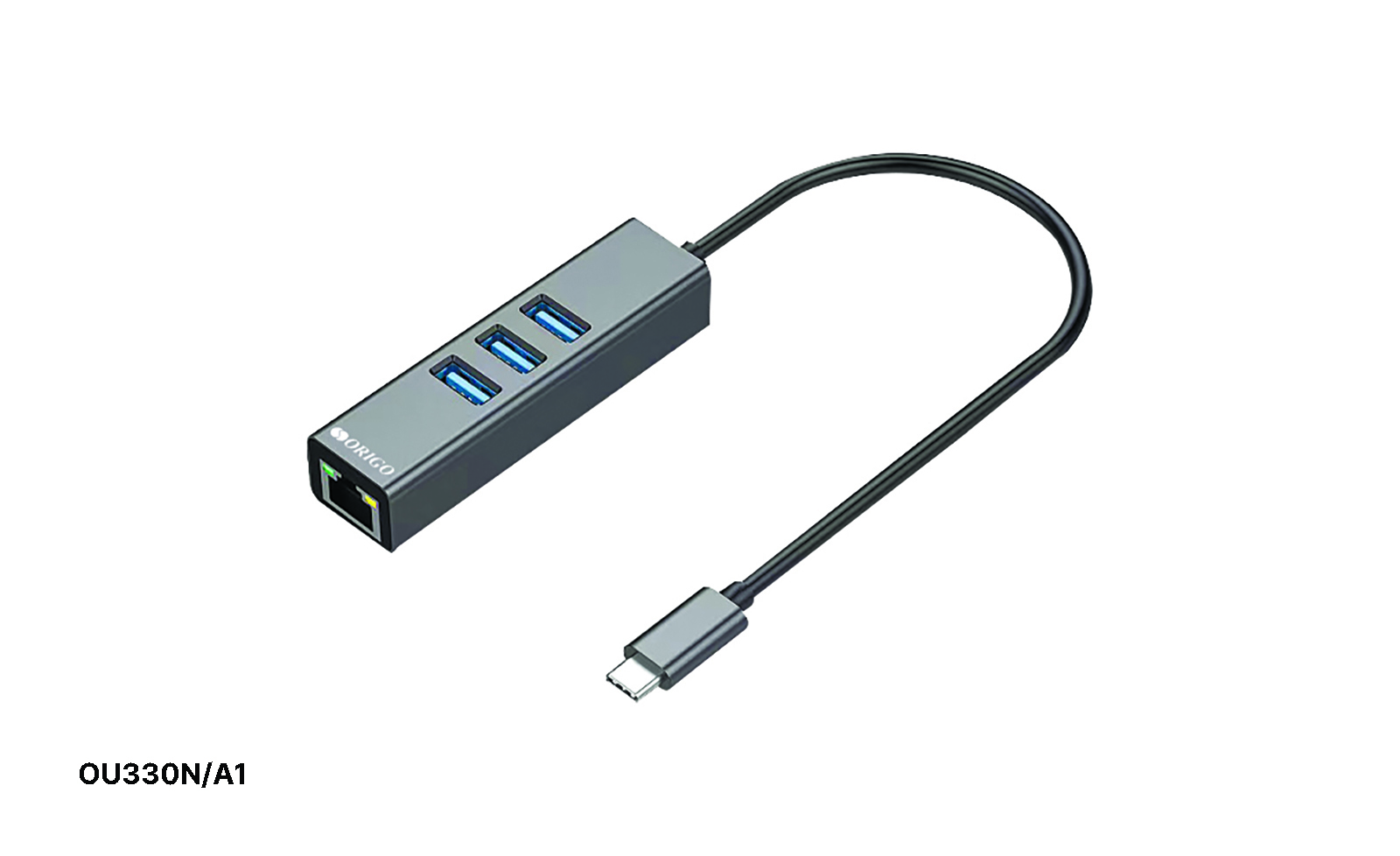 

Сетевая карта Origo OU330N, 1xRJ-45, 1 Гбит/с, USB 3.0 Type‑C, Retail (OU330N/A1A), OU330N