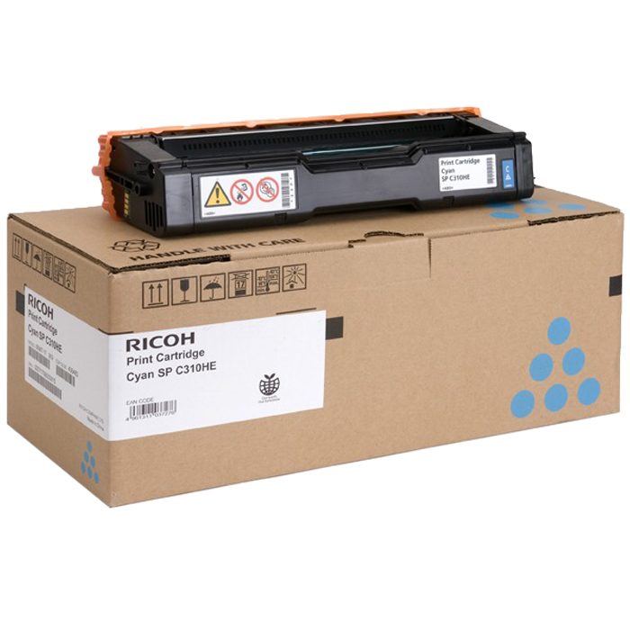 Картридж лазерный Ricoh SPC310HE/406480, голубой