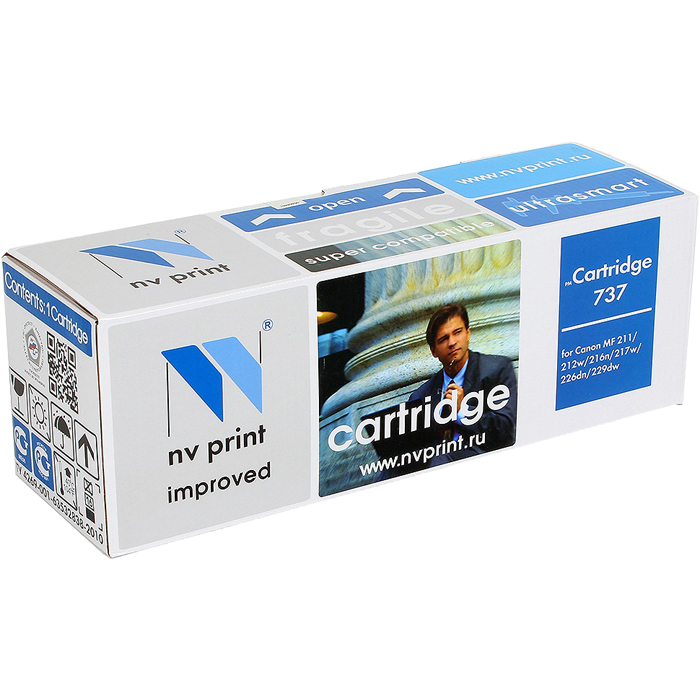 Картридж NV Print NV-737, черный, 2400 страниц