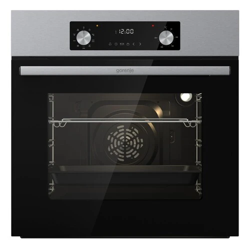 Духовой шкаф Gorenje BO6737E02NX, черный/серебристый