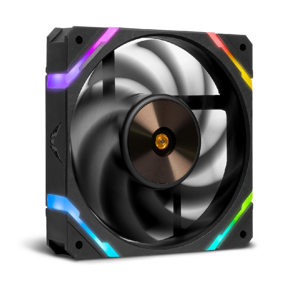 

Вентилятор Valkyrie X12 ARGB Black, 120 мм, 2150rpm, 29 дБ, 4-pin PWM, 1шт, черный, ARGB подсветка (VK_X12-ARGB-BK), X12 ARGB Black
