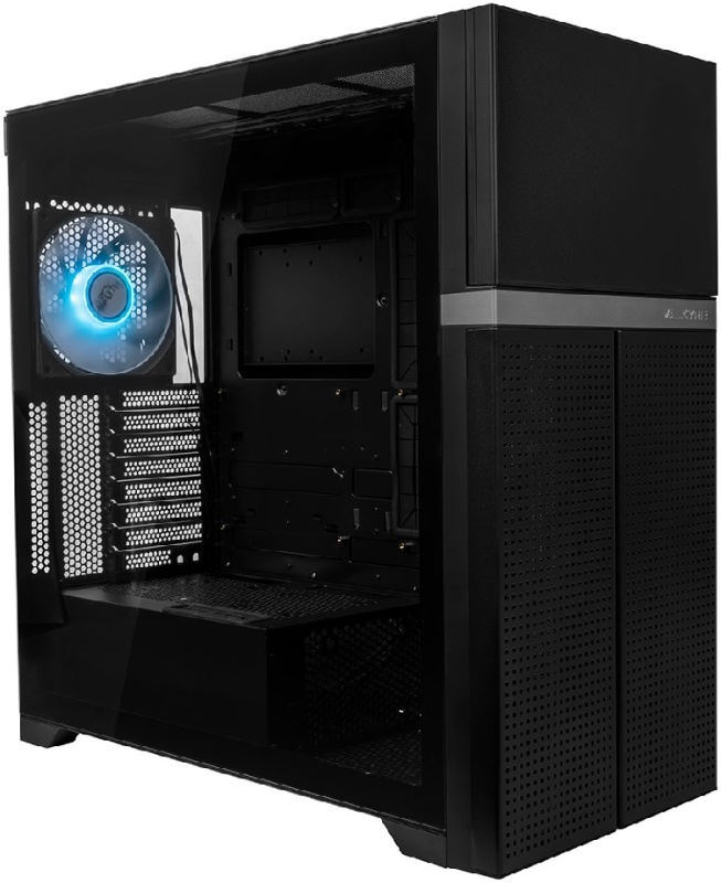 Корпус Valkyrie VK02 Lite , Midi-Tower, без БП, черный