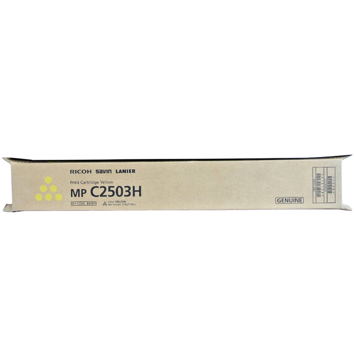 Картридж лазерный Ricoh MPC2503H Y/841926, желтый