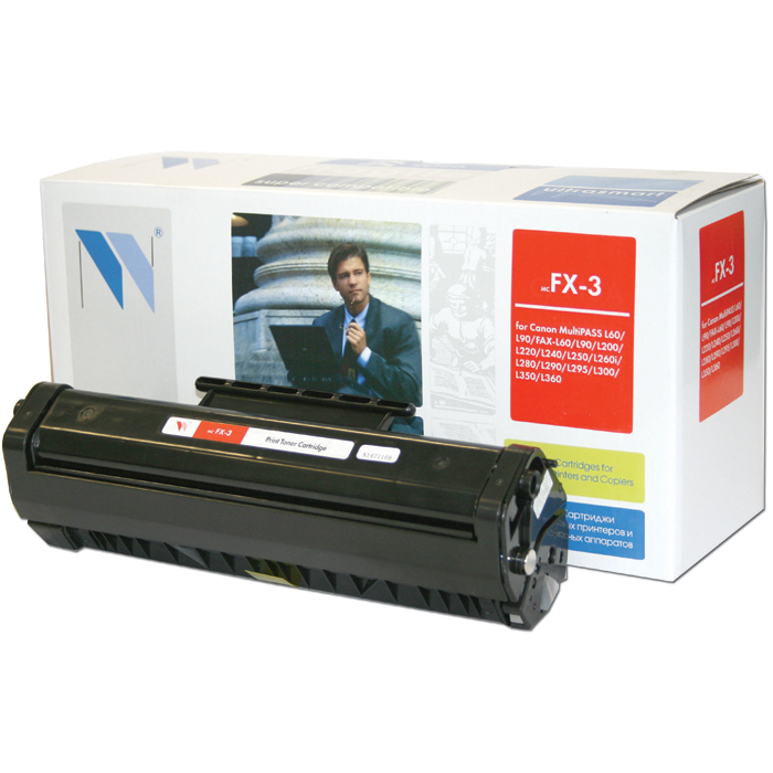 

Картридж NV Print FX-3 для Canon L60/L90 (2700стр) (NV-FX-3), Черный