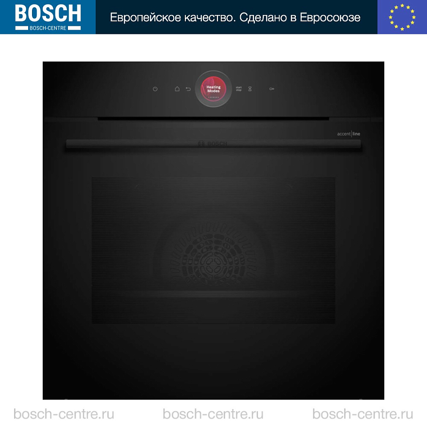 

Духовой шкаф электрический Bosch Serie 8 HBG9742B1S, черный (HBG9742B1S), HBG9742B1S