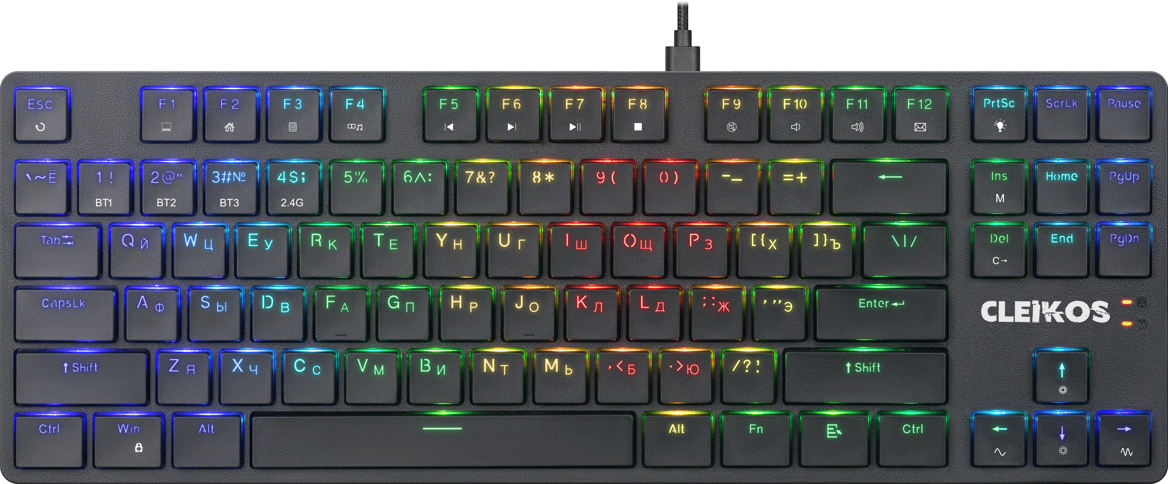 Клавиатура Defender Cleikos GK-135, Bluetooth/USB, черный (45135)
