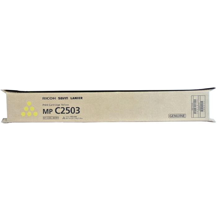 Картридж лазерный Ricoh MP C2503 Y/841929, желтый