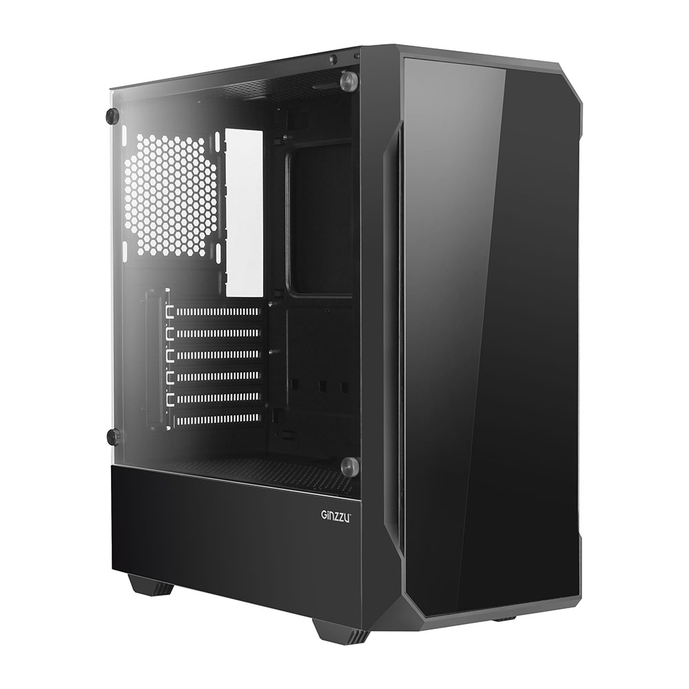 

Корпус Ginzzu CL120, ATX, Midi-Tower, USB 3.0, черный, без БП, CL120