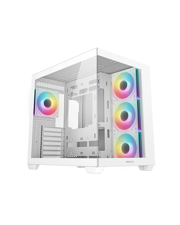 

Корпус Deepcool CG530 4F WH, ATX, Midi-Tower, 2xUSB 3.0, USB Type-C, RGB подсветка, белый, без БП (R-CG530-WHADA4-G-1), CG530 4F WH