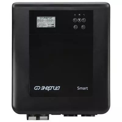 

ИБП Энергия Smart.2 1000W, 1000 В·А, 1 кВт, EURO, розеток - 2, USB, черный (Е0201-0147) (без аккумуляторов), Smart.2 1000W