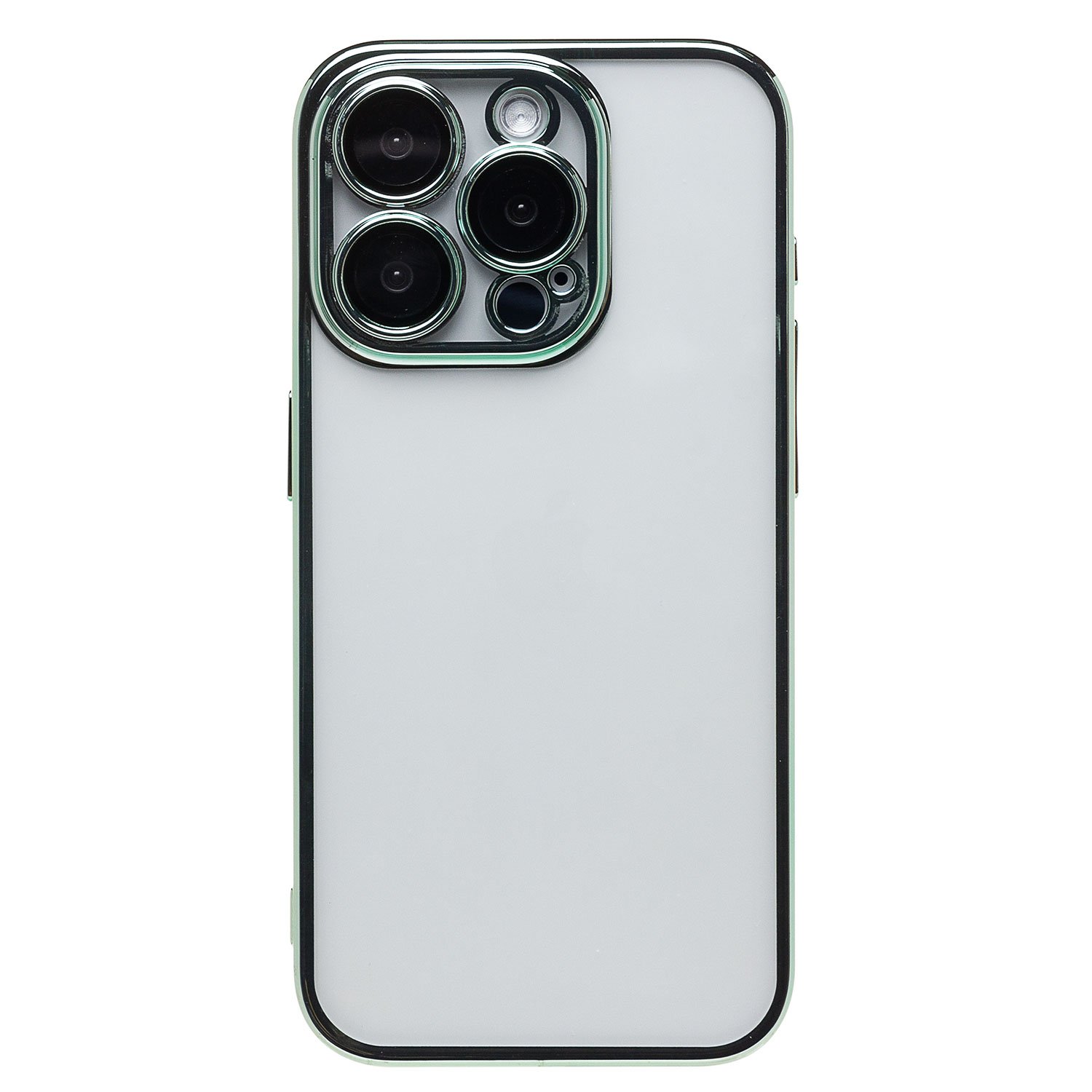 

Чехол-накладка Activ PC073 для смартфона Apple iPhone 15 Pro, пластик, силикон, зеленый (222630)