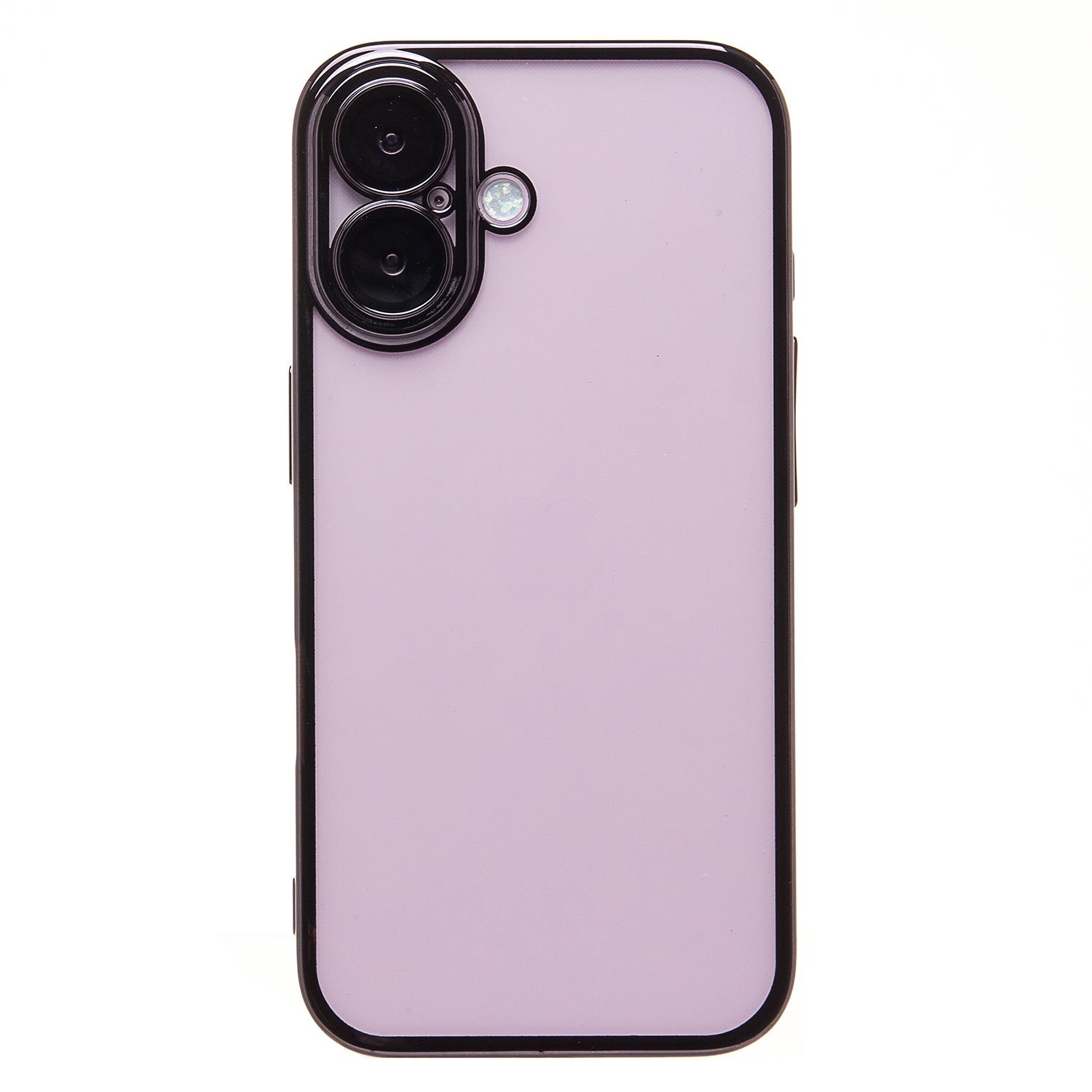 

Чехол-накладка Activ PC073 для смартфона Apple iPhone 16, пластик, силикон, черный (236480)