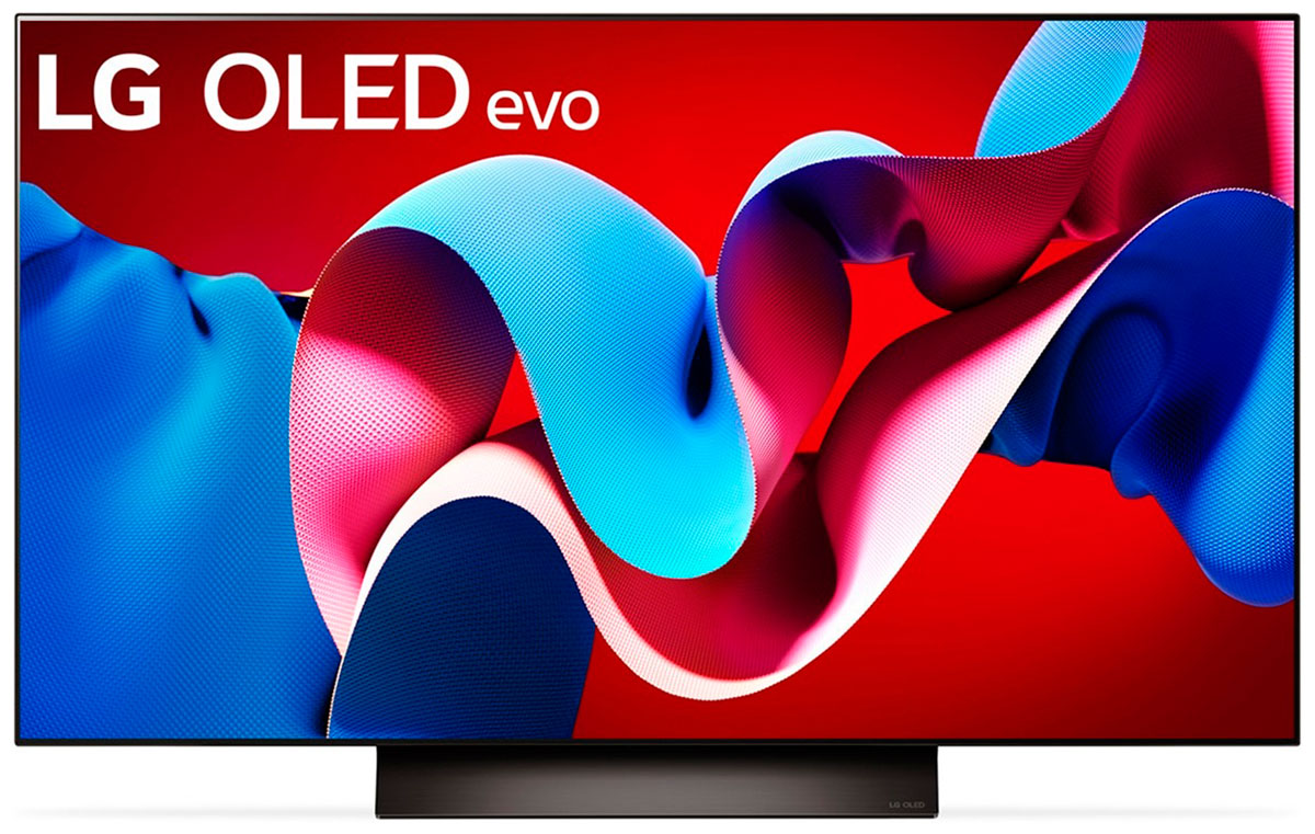 Телевизор 48" LG OLED48C4RLA.ARUG, 3840x2160, темно-серый
