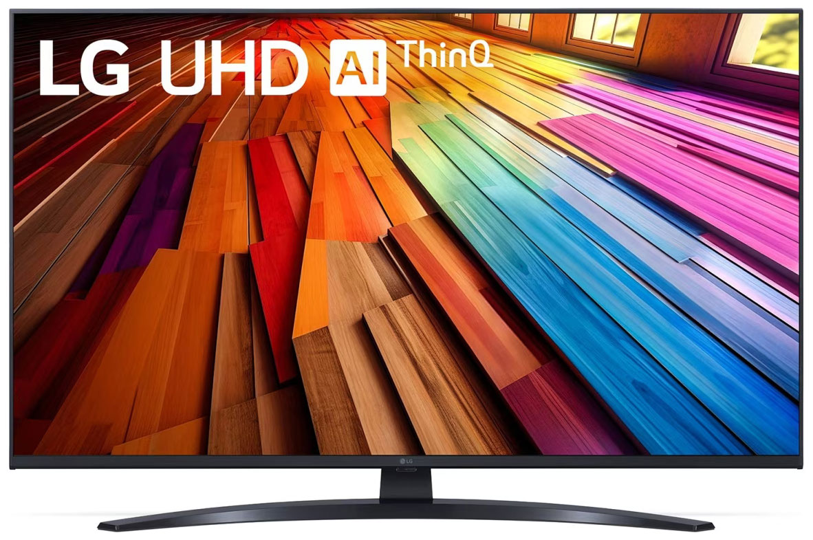 Телевизор 43" LG 43UT81006LA.ARUG, 3840x2160, черный