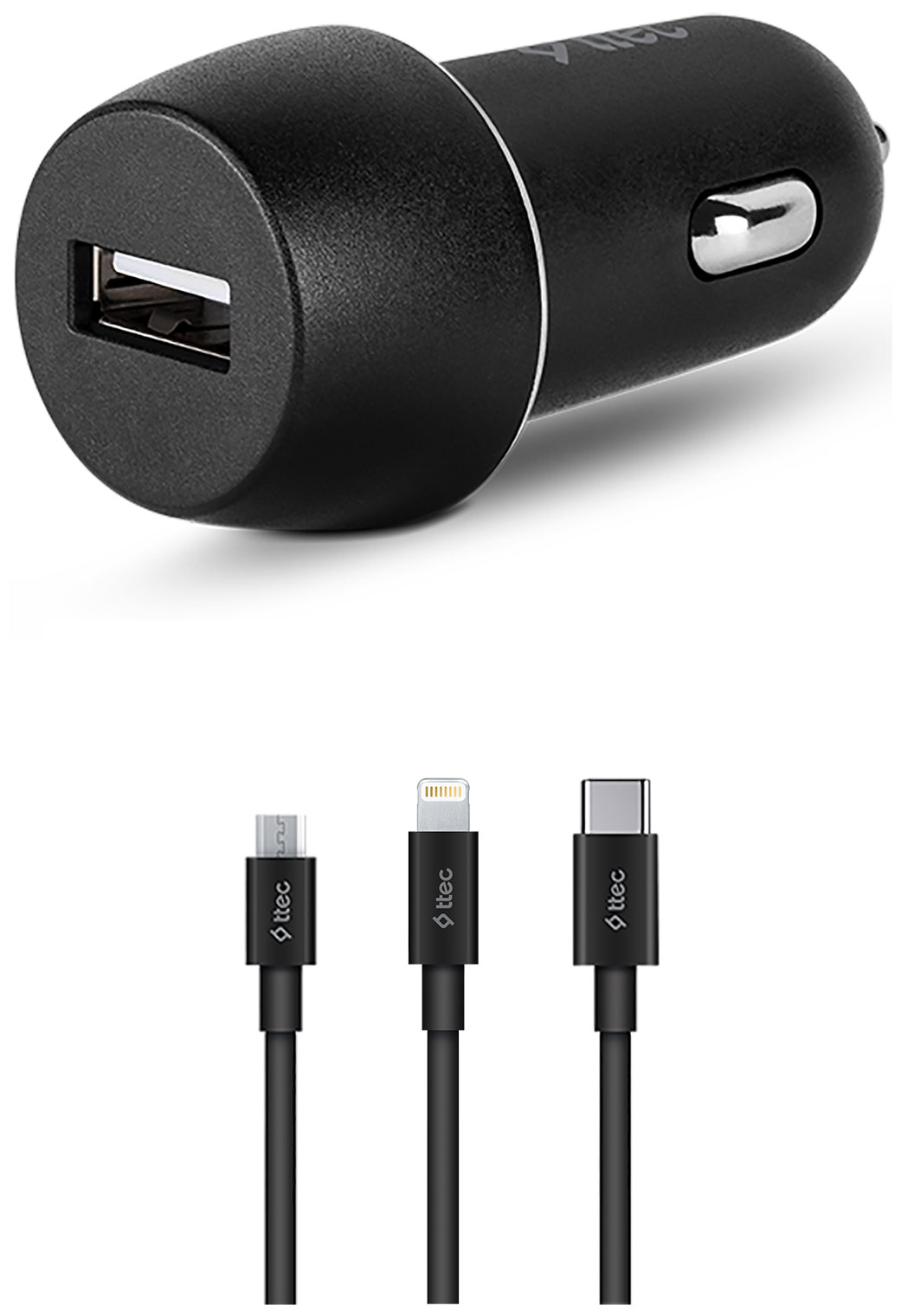 Автомобильное зарядное устройство TTEC SmartCharger, USB