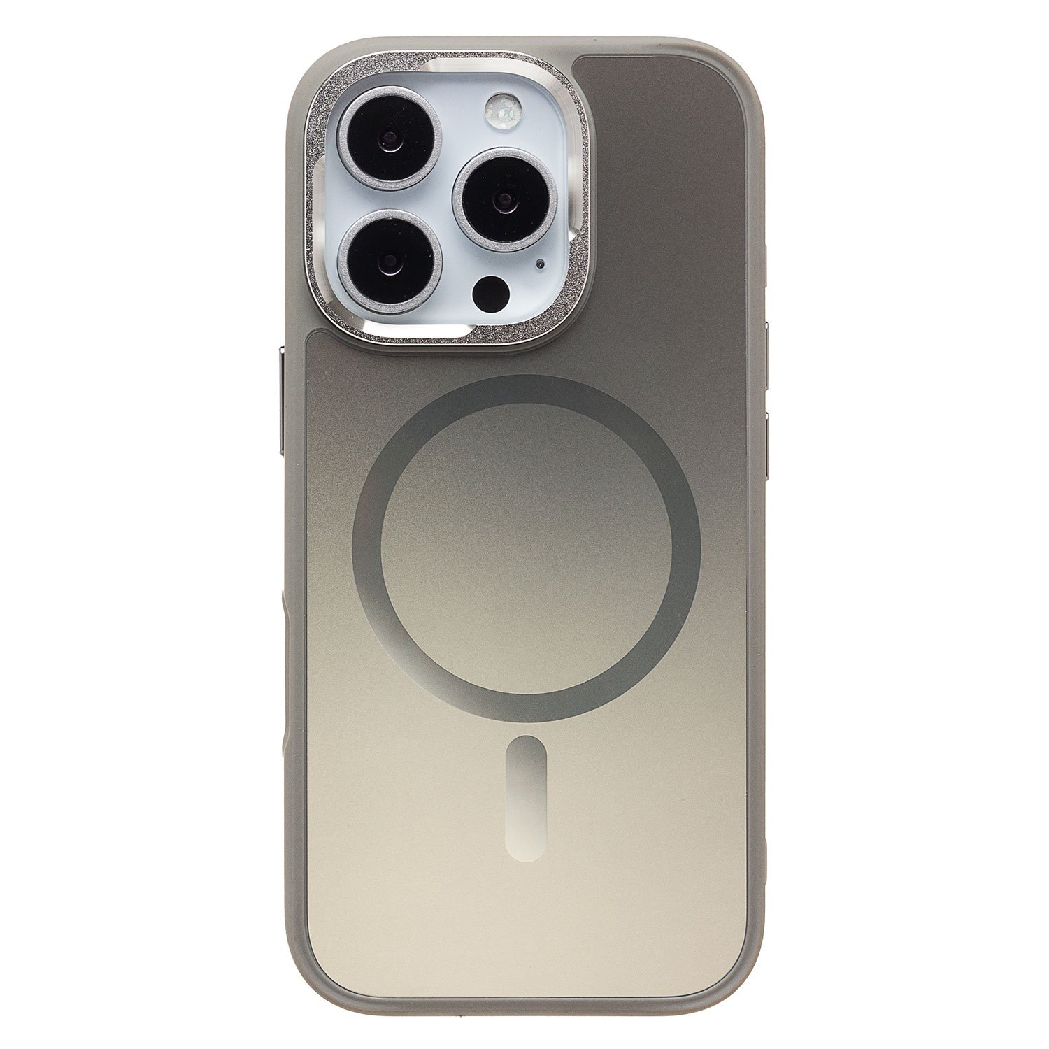 

Чехол-накладка Activ SM023 SafeMag для смартфона Apple iPhone 16 Pro, силикон, золотистый титановый (236547)
