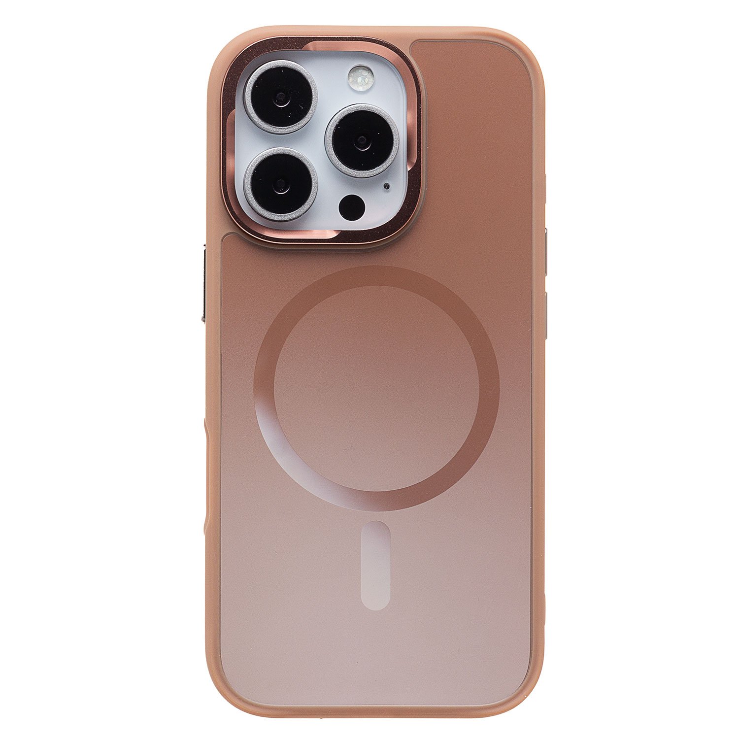 

Чехол-накладка Activ SM023 SafeMag для смартфона Apple iPhone 16 Pro, силикон, розовое золото (236550)