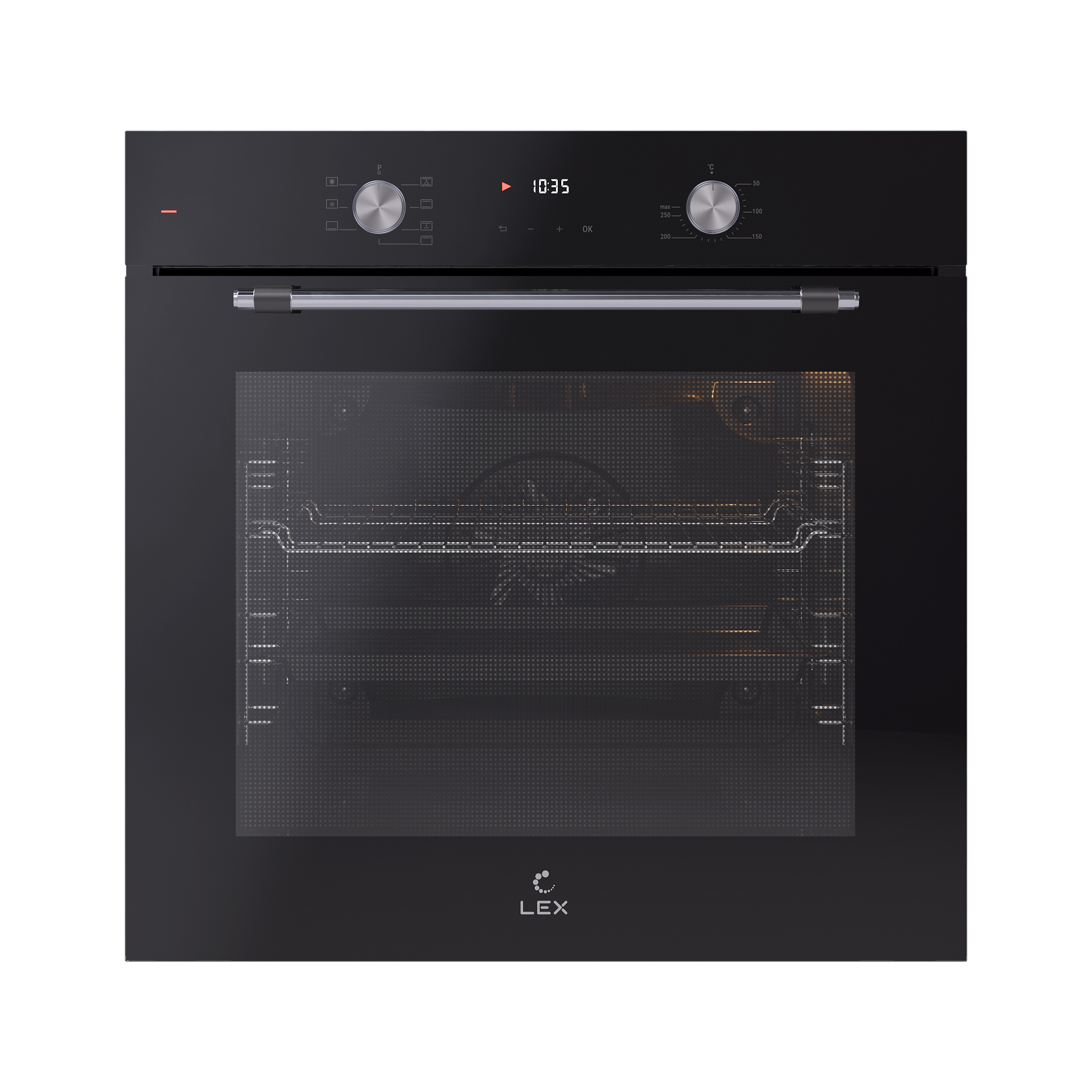 

Духовой шкаф электрический LEX EDP 671 BL MAX, черный/серебристый (TRFE100007), EDP 671 BL MAX