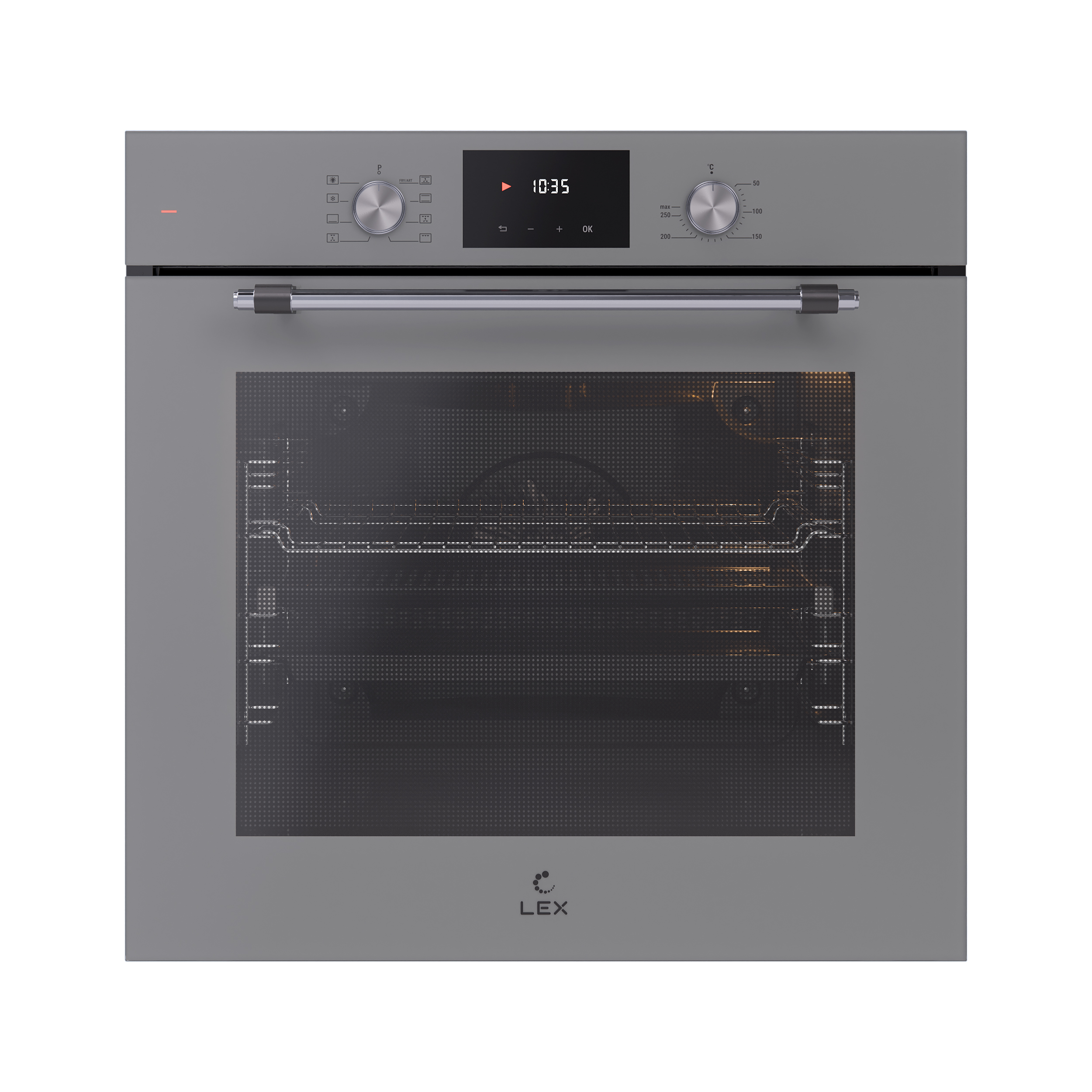 

Духовой шкаф электрический LEX EDP 680 GR MAX, серый (TRFE100013), EDP 680 GR MAX