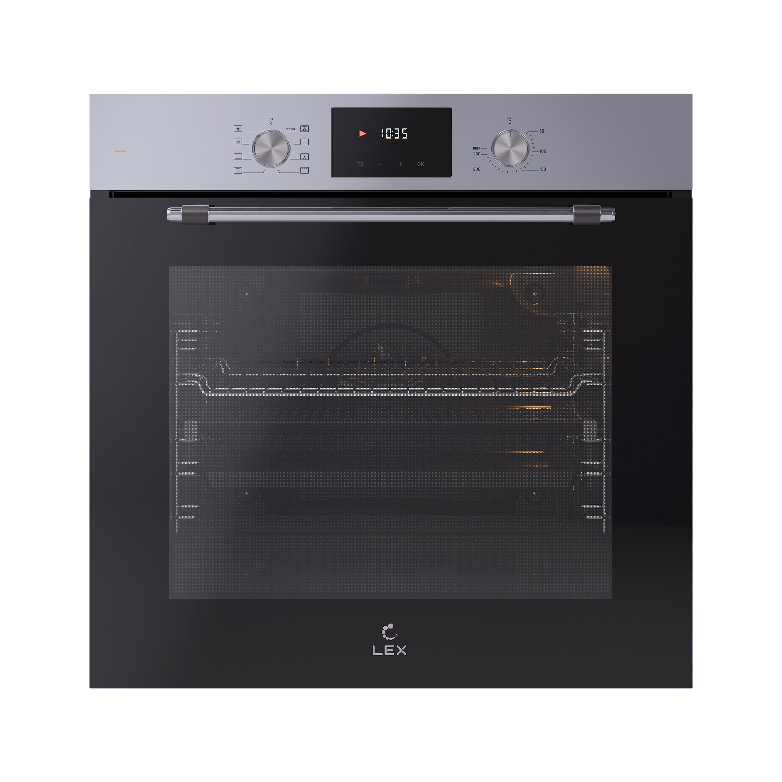 Духовой шкаф LEX EDP 680 IX MAX, нержавеющая сталь