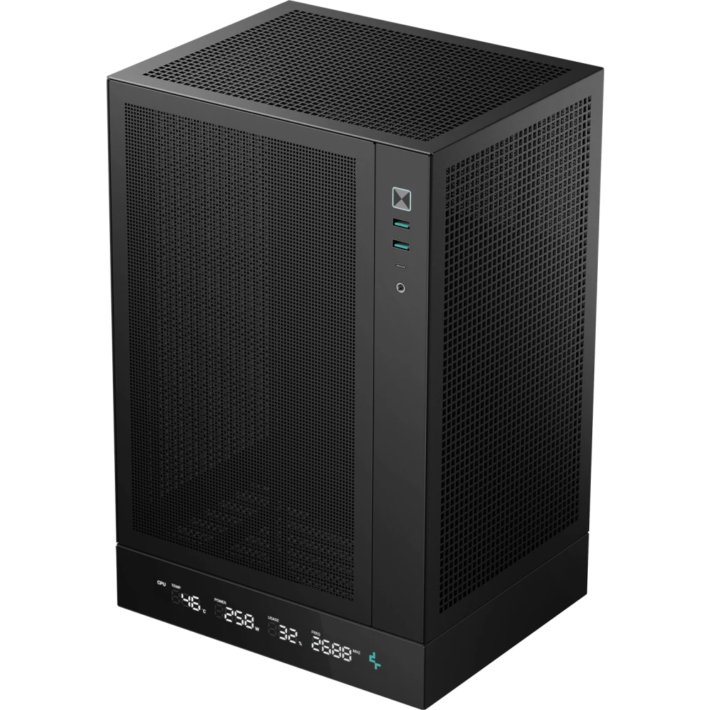 Корпус Deepcool CH170, Mini-Tower, без БП, черный