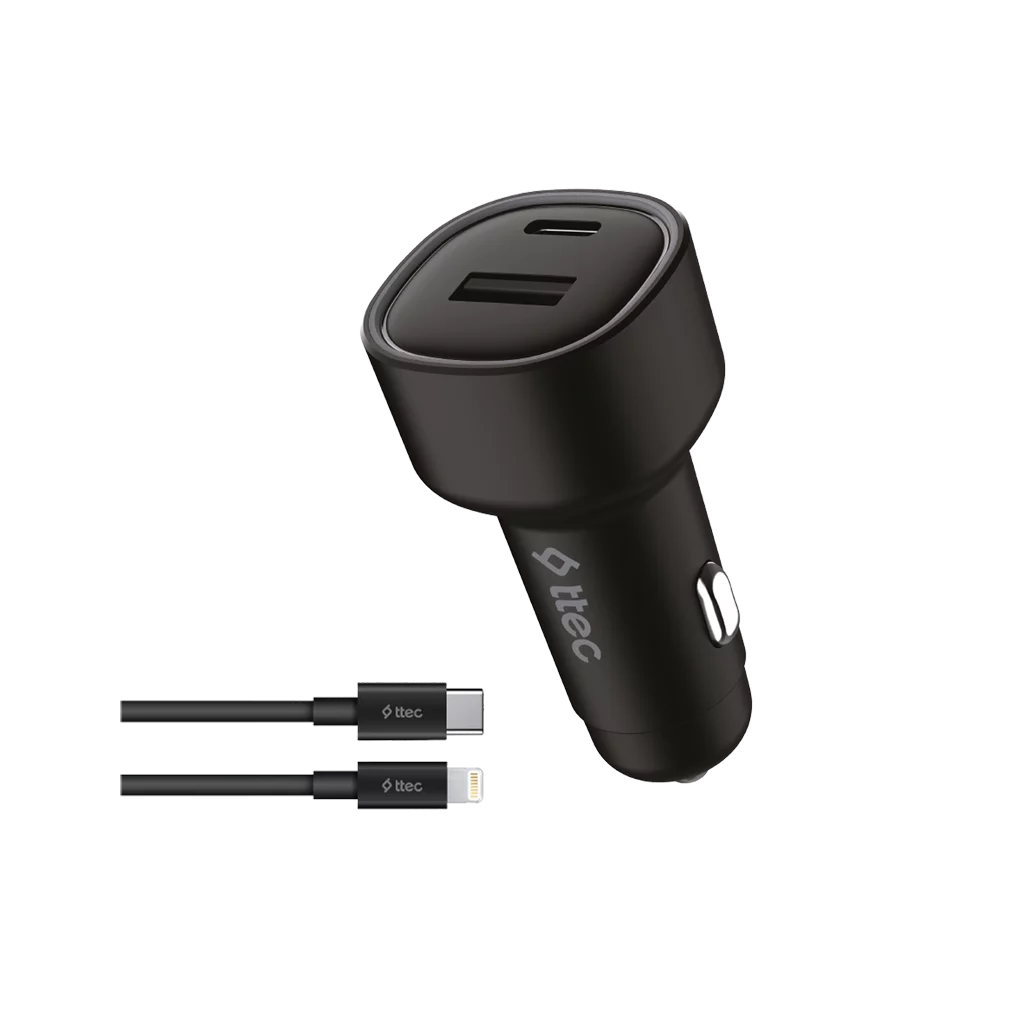 

Сетевое зарядное устройство TTEC SmartCharger 48 Вт, USB, EU, USB type-C, Quick Charge, PD, черный (2CKP02LS), кабель USB Type-C - Lighting 8-pin
