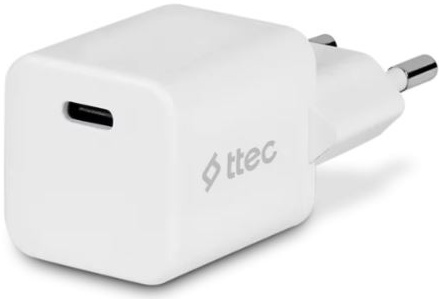 

Сетевое зарядное устройство TTEC SmartCharger 20 Вт, EU, USB type-C, Quick Charge, PD, белый (2SCP01B)
