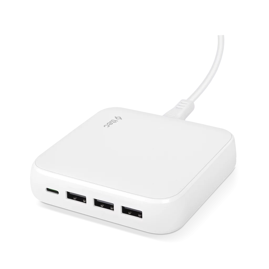 

Сетевое зарядное устройство TTEC SmartCharger 65 Вт, 3xUSB, USB type-C, Quick Charge, PD, белый (2SCG02B)